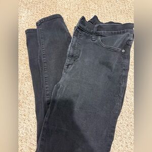 J.Crew 9” Mid Rise Skinny Jeans Black Size 31